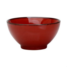 Avet Bol de Vidrio 670 ml (14,7 cm) - 6 Unidades - Colección Reactive Red